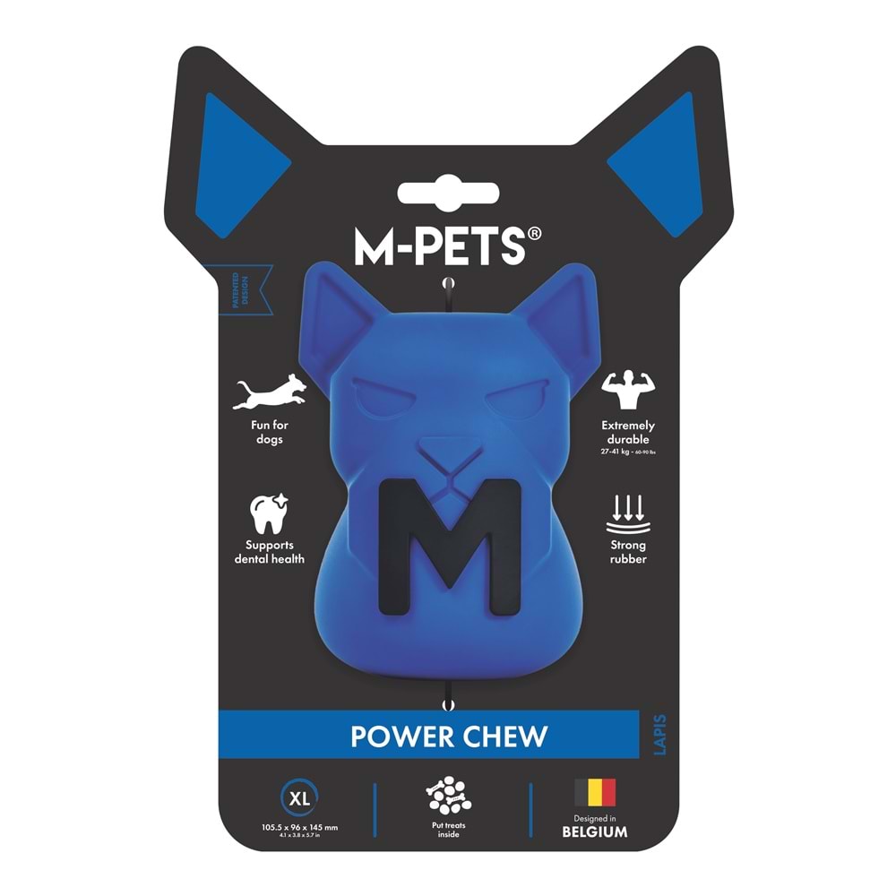 10676617 M-PETS POWER CHEW KAUÇUK KÖPEK ÖDÜL OYUNCAĞI LAPIS (XL)