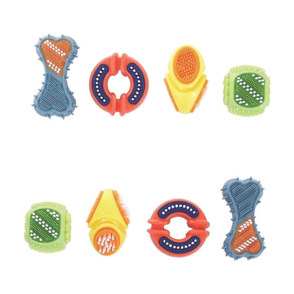 10676999 M-PETS DENTAL SQUEAKY BONE DİŞ FIRÇALI KÖPEK OYUNCAĞI