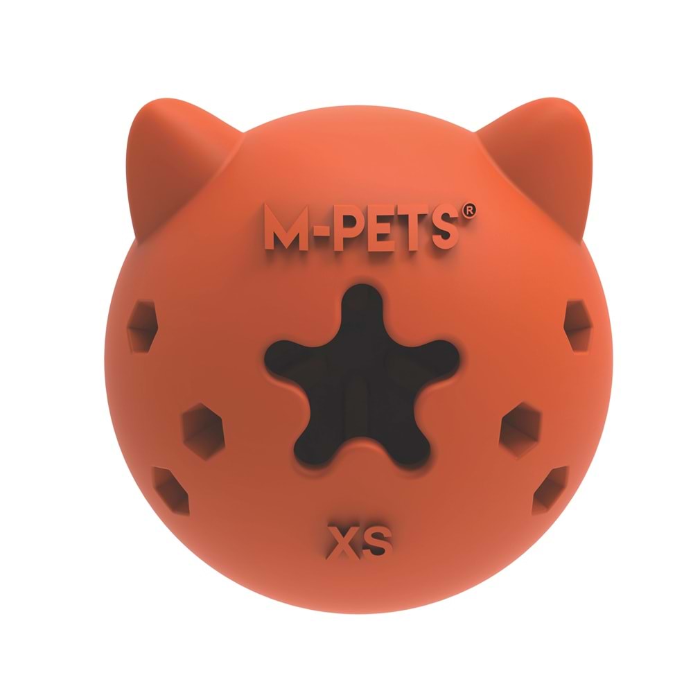 10678716 M-PETS POWER CHEW BALL KAUÇUK KÖPEK OYUNCAĞI CITRINE (XS)