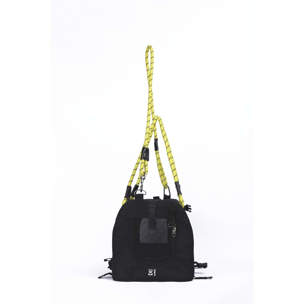 10703799 M-PETS 2IN1 REMIX BLACK/YELLOW TAŞIMA ÇANTASI 41X28X28CM