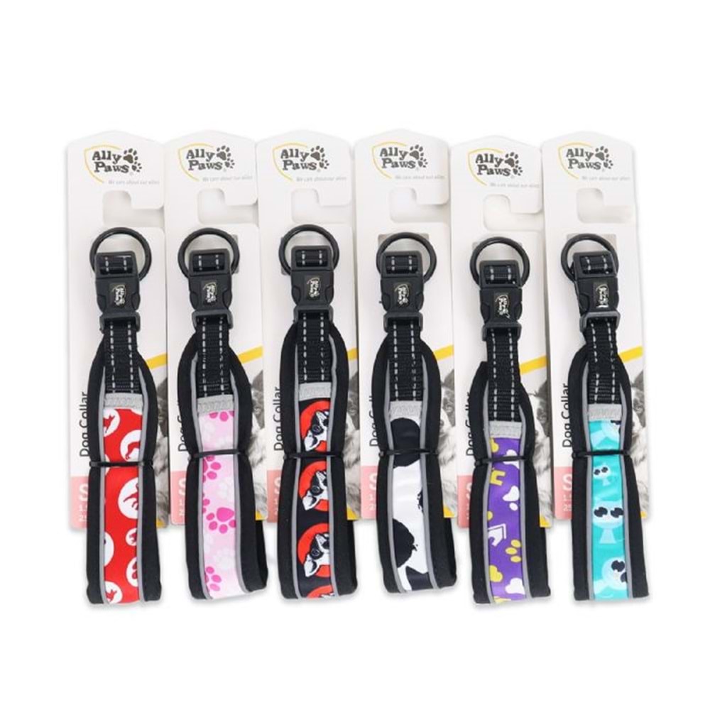 10745 ALLY PAWS DOG COLLAR SMALL 1,5CMX25-40CM