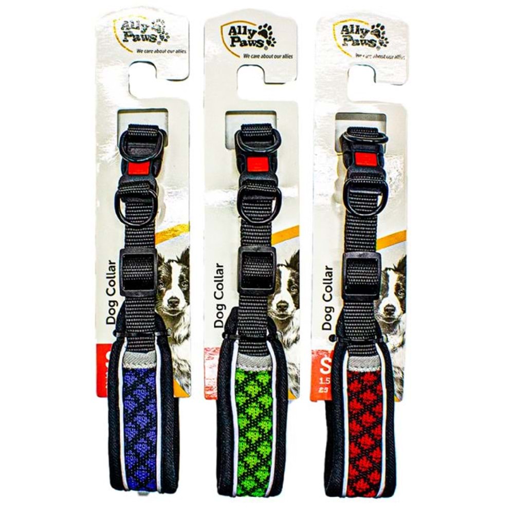 10754 ALLY PAWS DOG COLLAR SMALL 1,5CMX25-40CM