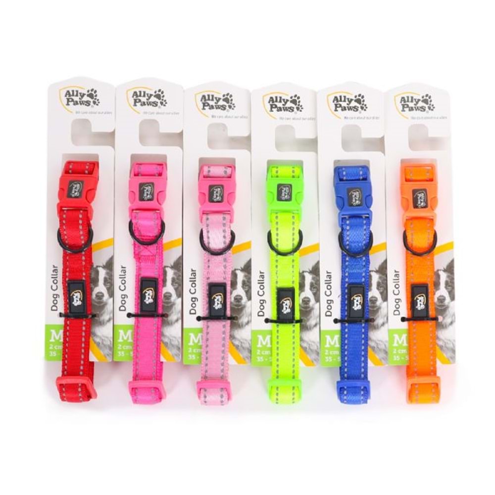 10761 ALLY PAWS DOG COLLAR MEDIUM 2CMX35-50CM
