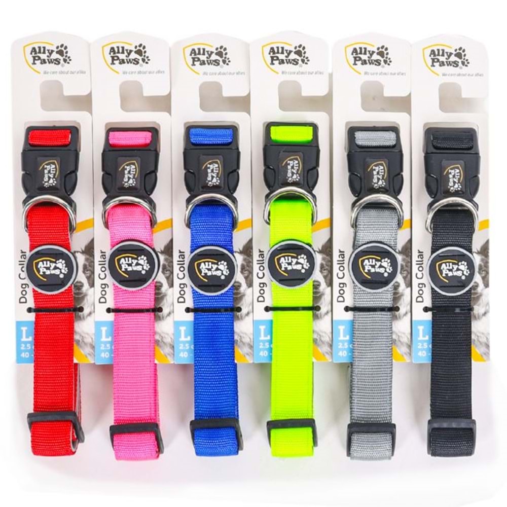 10765 ALLY PAWS DOG COLLAR LARGE 2,5CMX40-60CM
