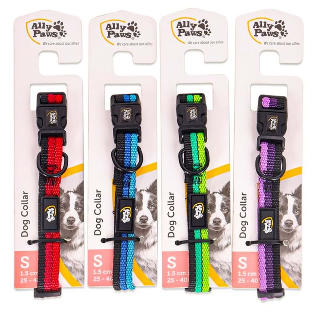 10772 ALLY PAWS DOG COLLAR SMALL 1,5CMX25-40CM