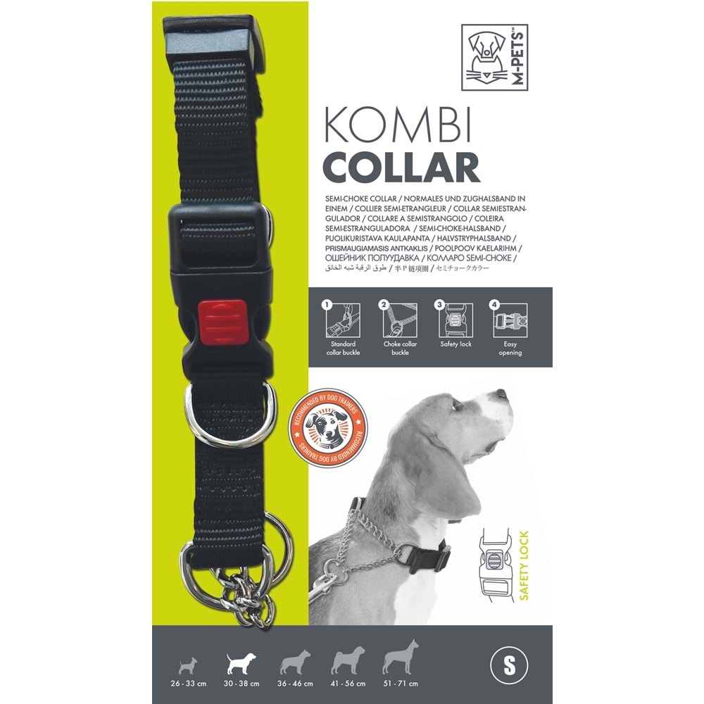 10811699 M-PETS KOMBI 2IN1 EĞİTİM TASMASI (S)