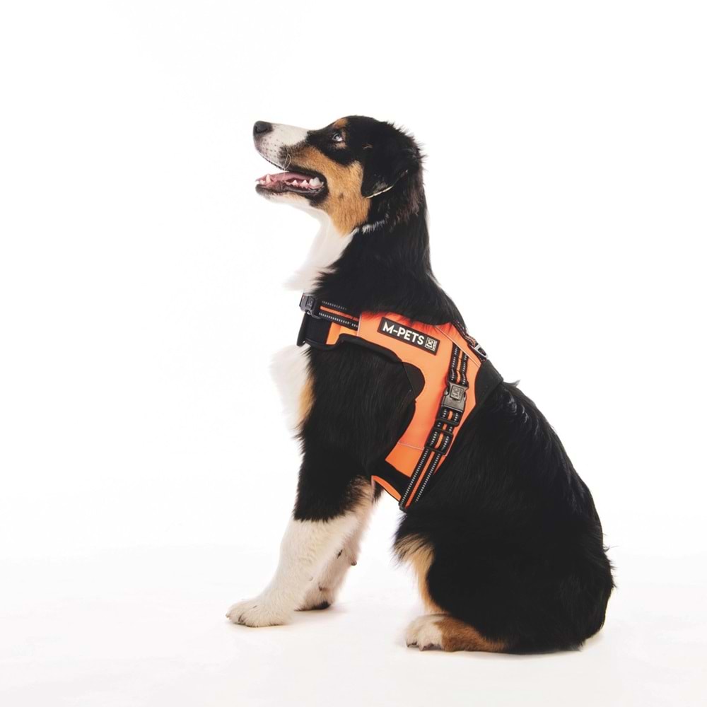 10818299 M-PETS HIKING REFLEKTÖRLÜ SOFT SIRT TASMASI ORANGE (L)