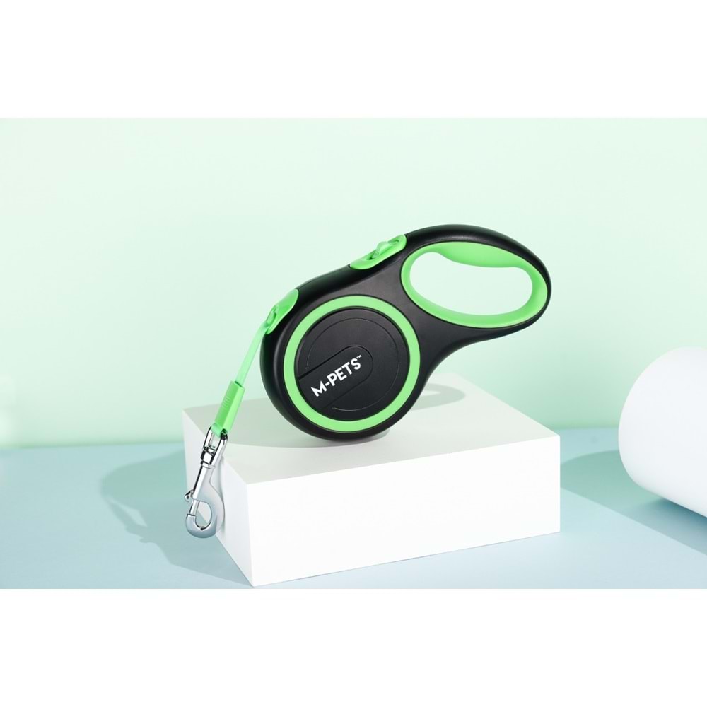 10824499 M-PETS LIBERTY OTOMATİK GEZDİRME ŞERİT 5MT/GREEN (M)