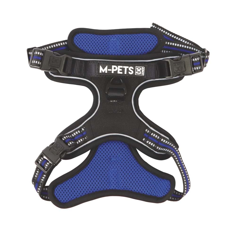 10824999 M-PETS HIKING REFLEKTÖRLÜ SOFT SIRT TASMASI BLUE (S)