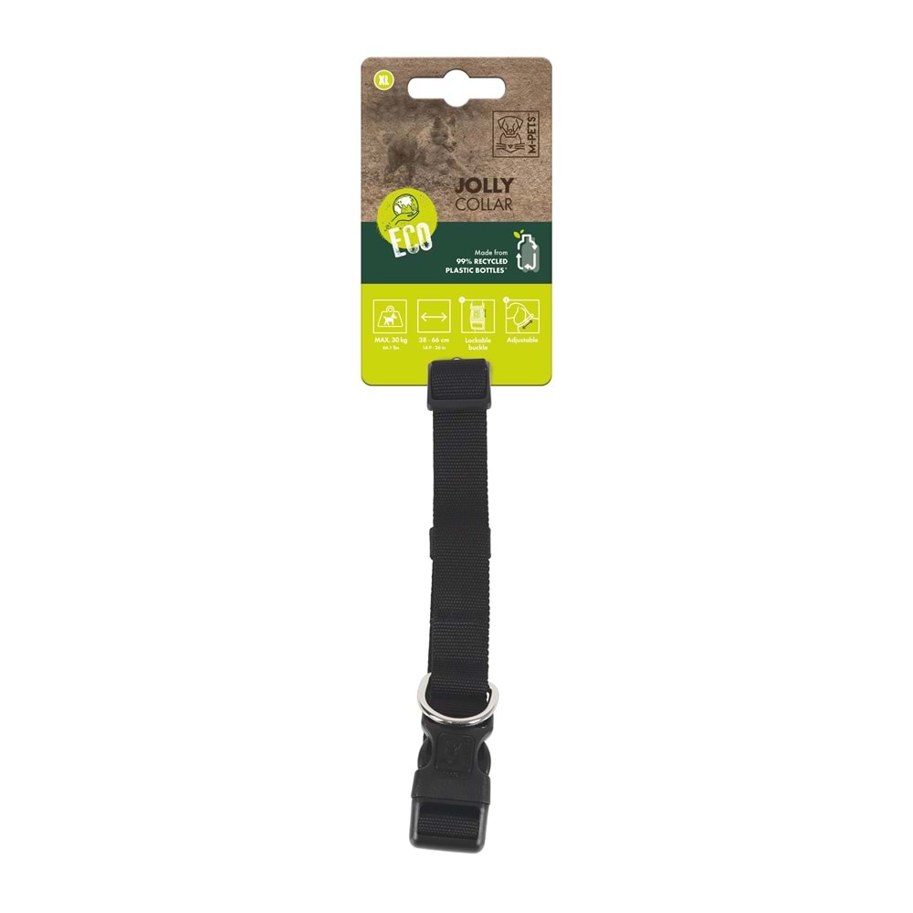 10826299 M-PETS JOLLY KÖPEK BOYUN TASMASI BLACK (XL)