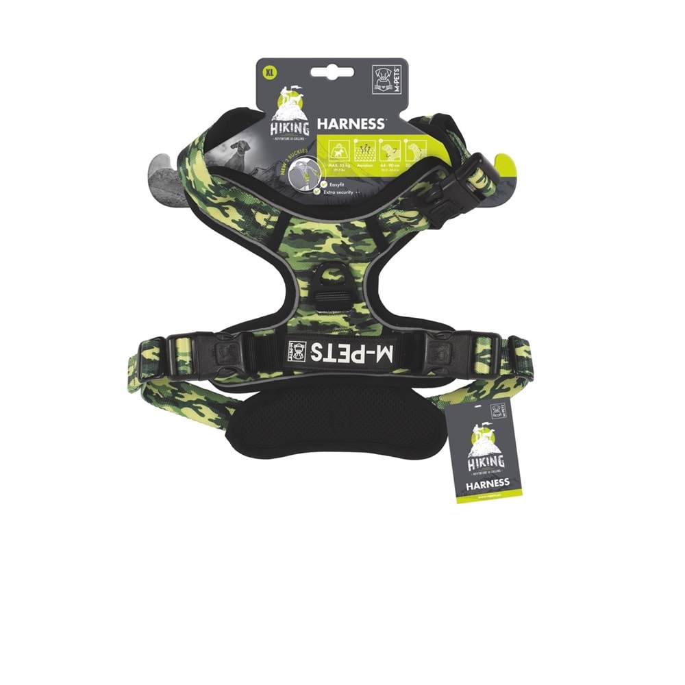 10829399 M-PETS HIKING REFLEKTÖRLÜ SOFT SIRT TASMASI KAMUFLAJ (XL)