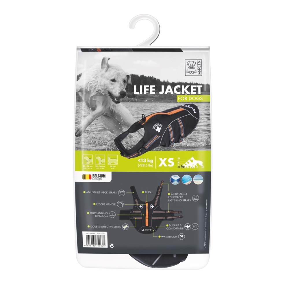 10829499 M-PETS LIFE JACKET KÖPEKLER İÇİN CAN YELEĞİ (XS)
