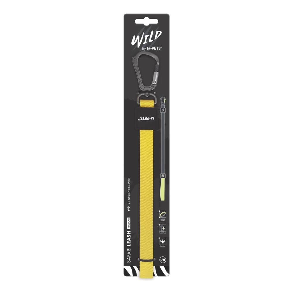 10836999 M-PETS WILD SAFARI LEASH REGULAR (L-XL)