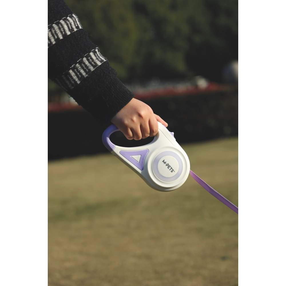 10839299 M-PETS FLASH LEDLİ OTOMATİK GEZDİRME ŞERİT 5MT/PURPLE