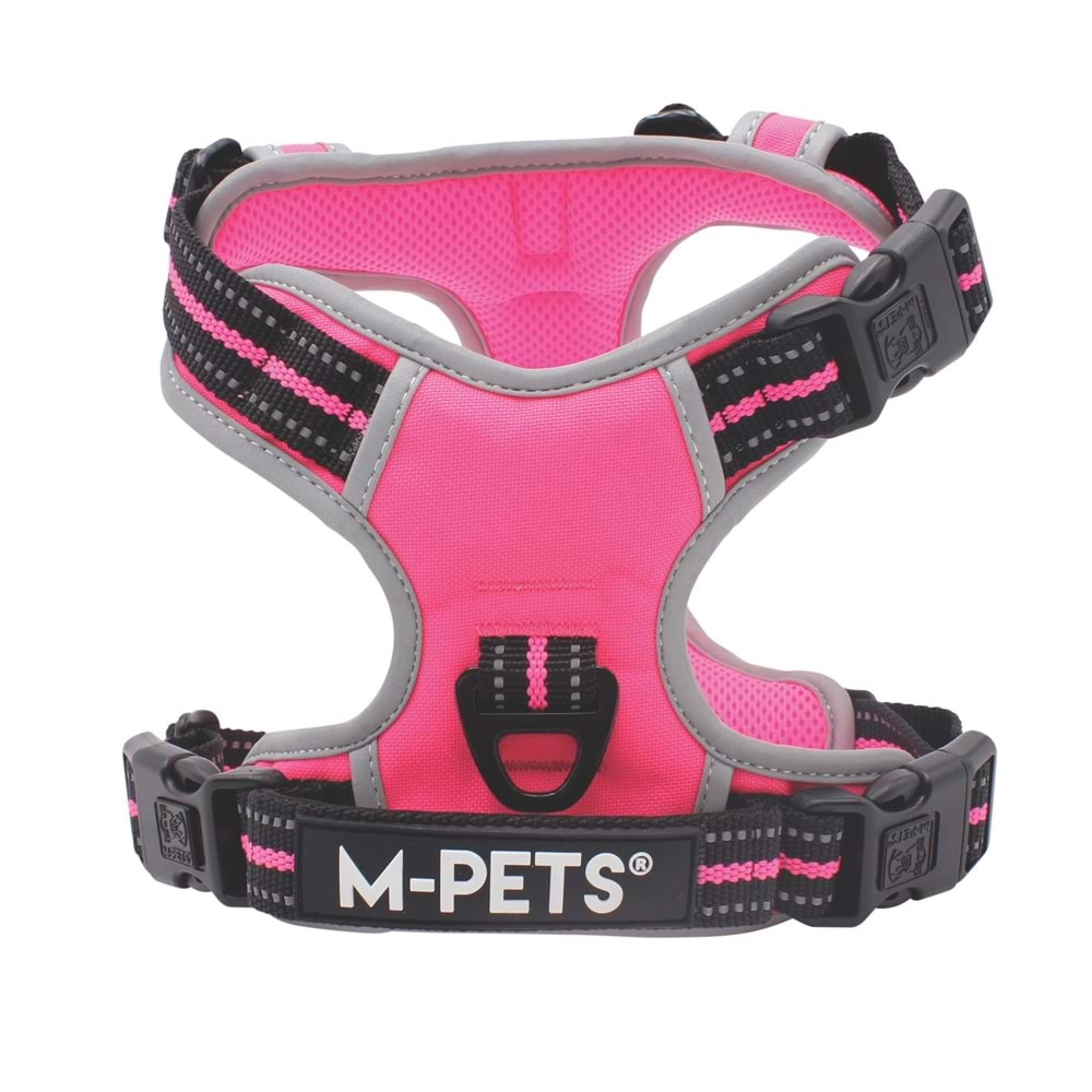 10854099 M-PETS HIKING REFLEKTÖRLÜ SOFT SIRT TASMASI PINK (M)