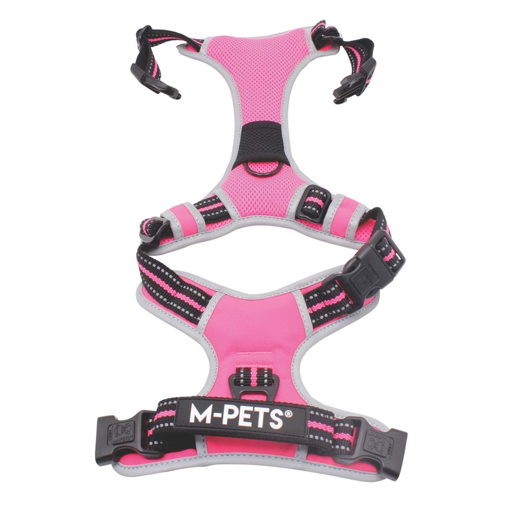 10854199 M-PETS HIKING REFLEKTÖRLÜ SOFT SIRT TASMASI PINK (L)