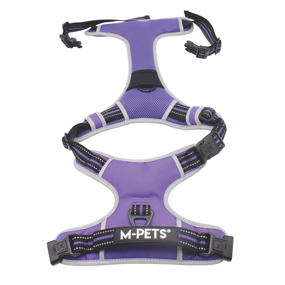 10854499 M-PETS HIKING REFLEKTÖRLÜ SOFT SIRT TASMASI PURPLE (M)