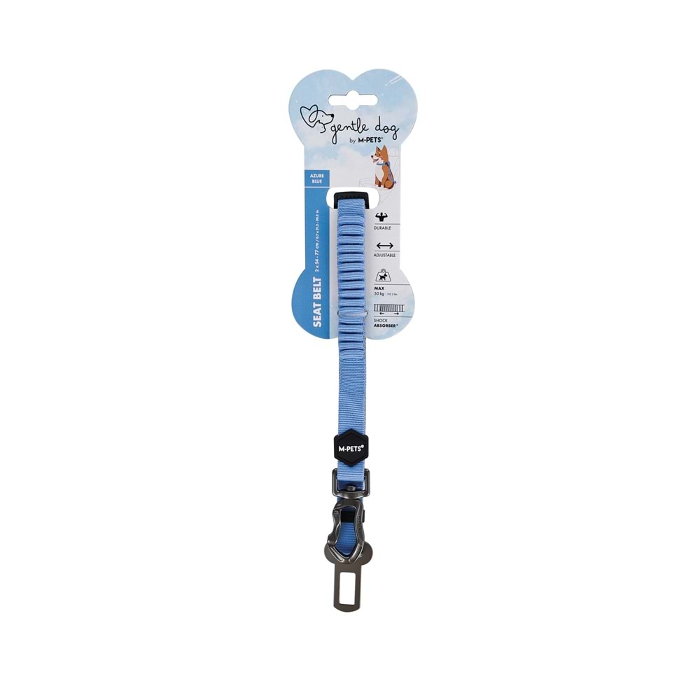 10858817 M-PETS GENTLE DOG KÖPEKLER İÇİN EMNİYET KEMERİ BLUE