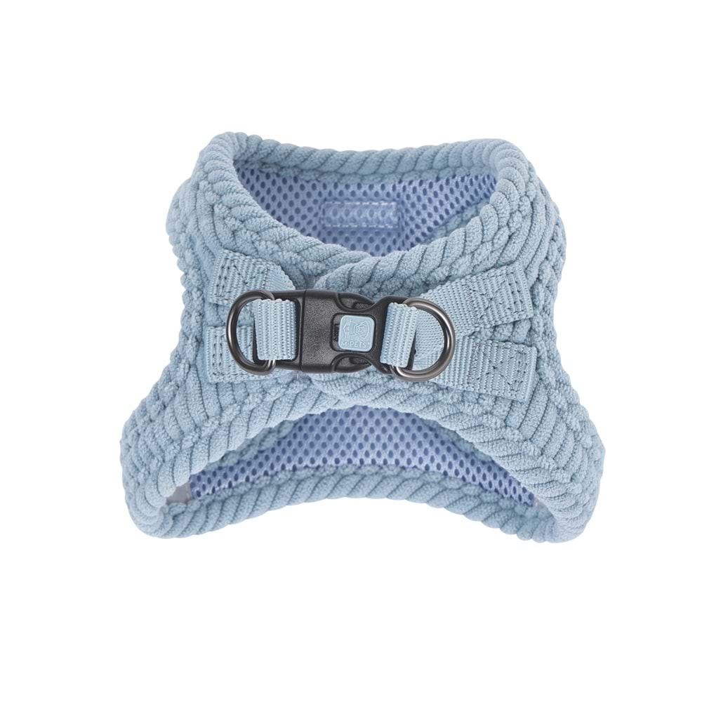 10859099 M-PETS VELVET DOG GÖĞÜS TASMASI BLUE (XS)