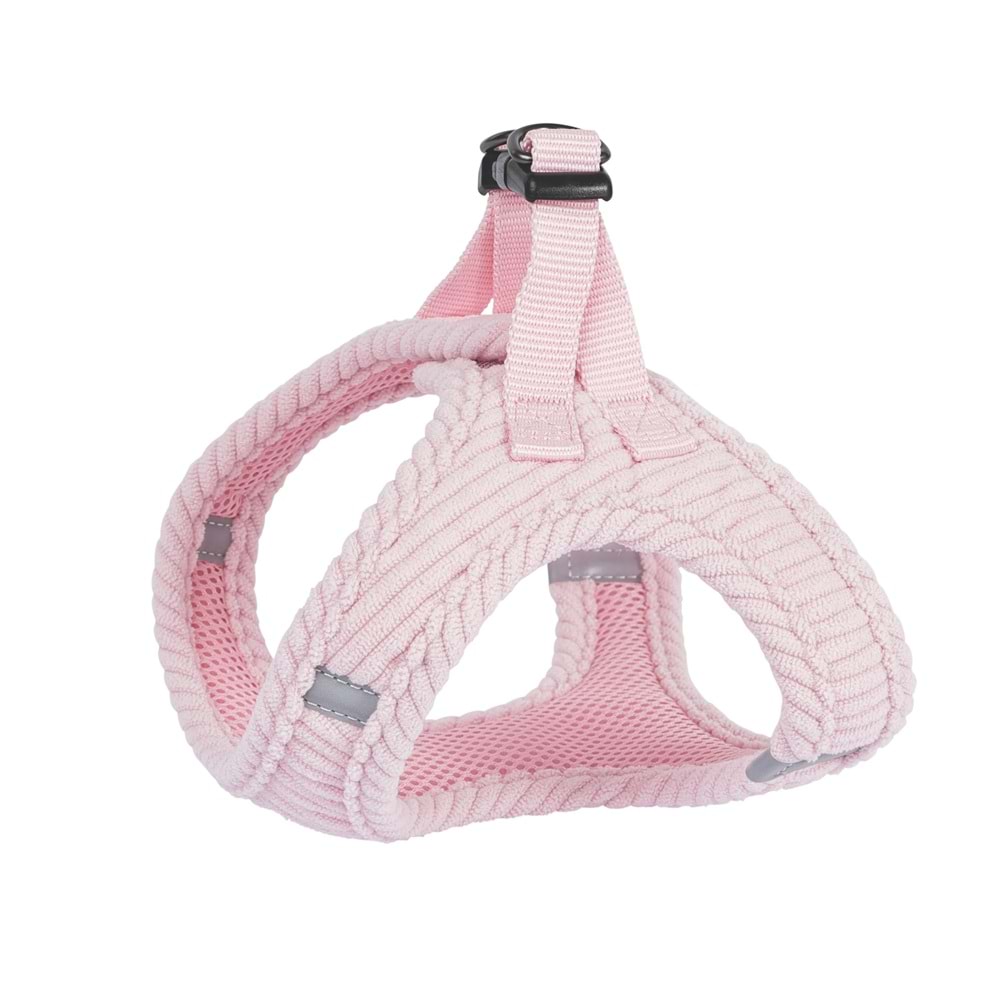 10860407 M-PETS VELVET DOG GÖĞÜS TASMASI PİNK (S)