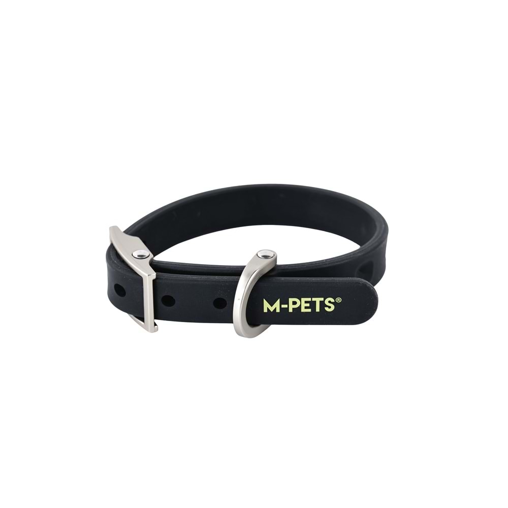10861708 M-PETS BOND NFC SİSTEMLİ SİLİKON BOYUN TASMASI (S) BLACK