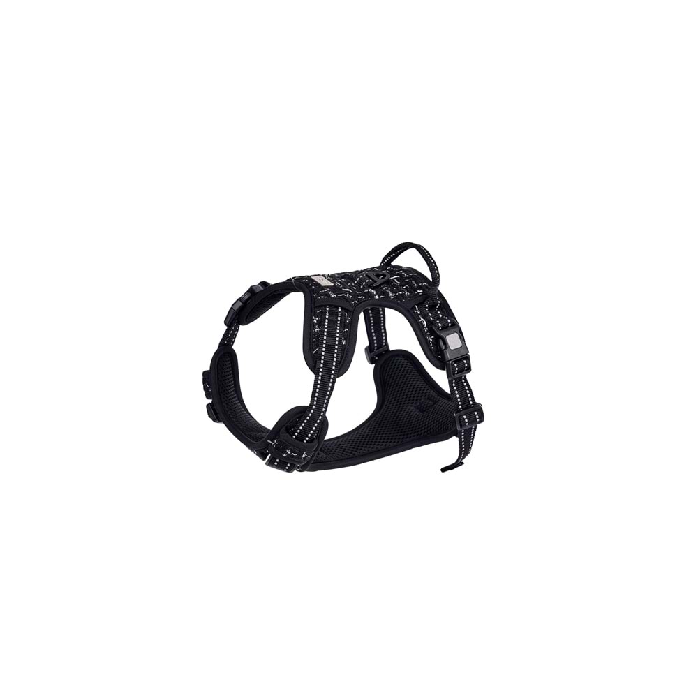 10863108 M-PETS HAUTE COUTURE KÖPEK GÖĞÜS TASMASI BLACK (XL)