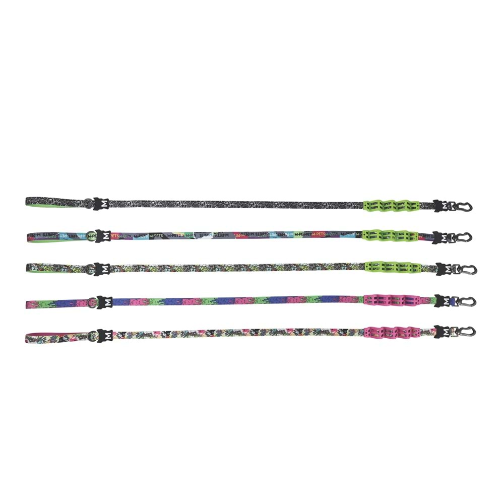 10865699 M-PETS URBAN STYLE FREESTYLE MULTİCOLOR ŞOK EMİCİ GEZDİRME TASMA (L)