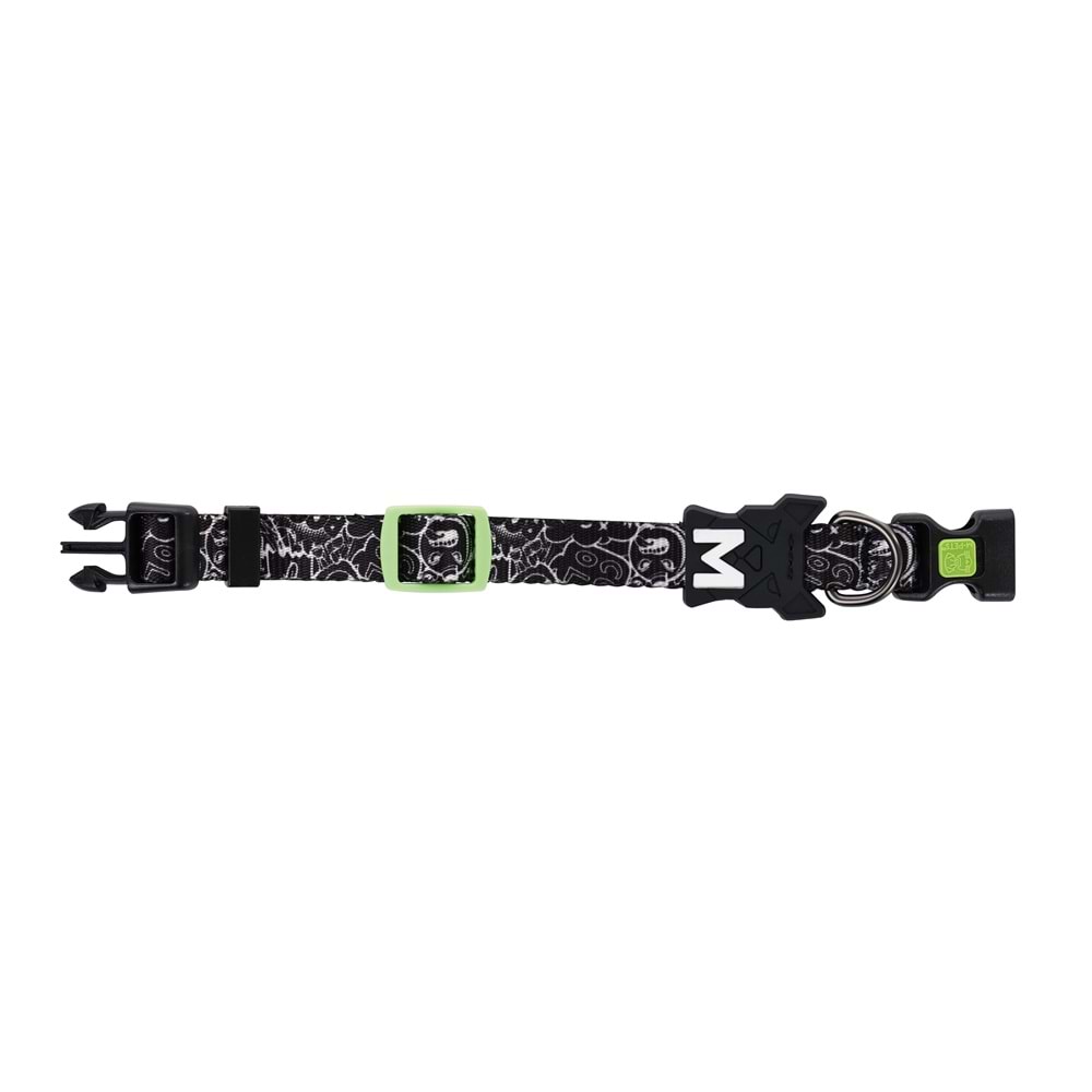 10867099 M-PETS URBAN STYLE FREESTYLE BLACK/WHİTE BOYUN TASMASI (S)