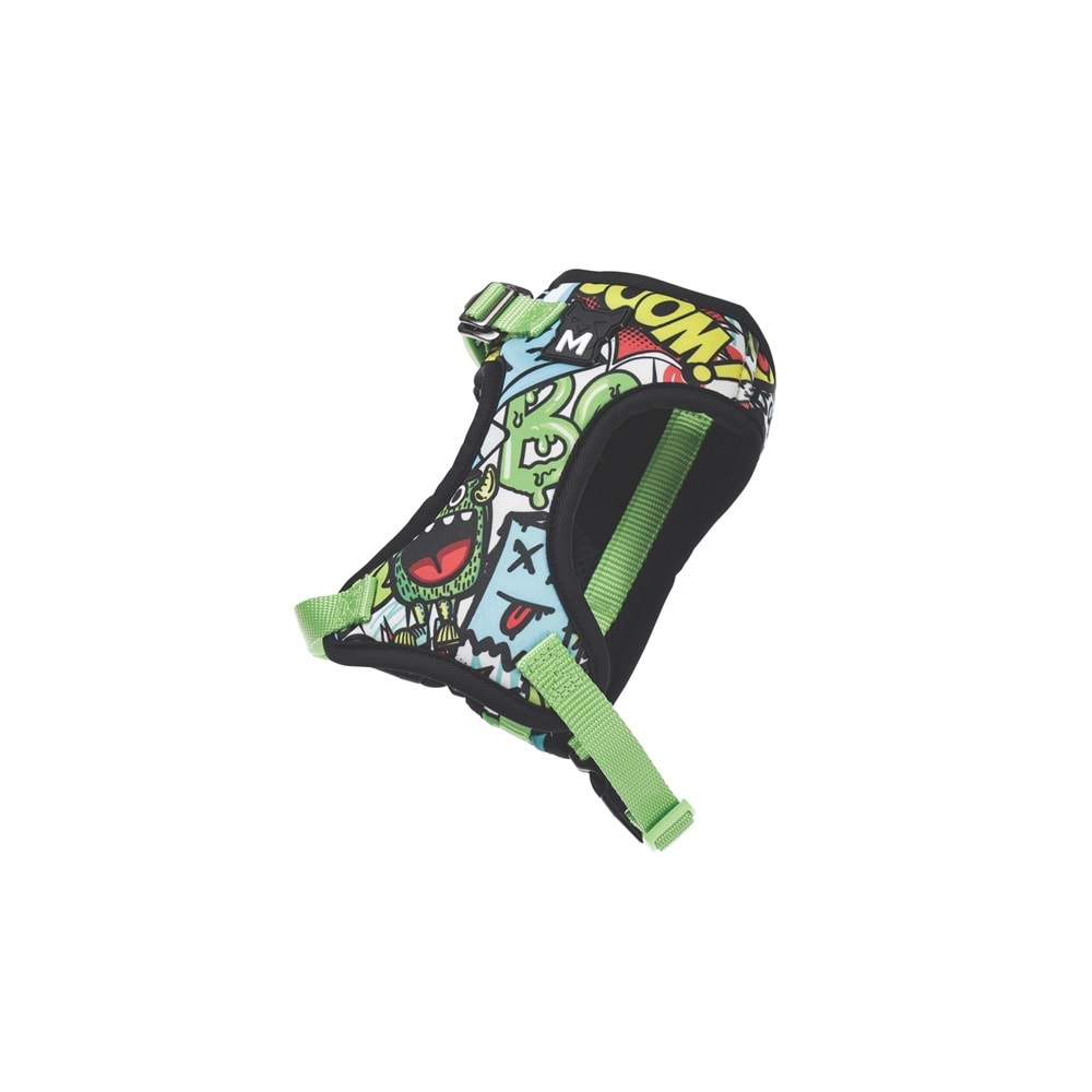 10873199 M-PETS URBAN STYLE MULTİCOLOR EASY FİT KÖPEK GÖĞÜS TASMASI (L)