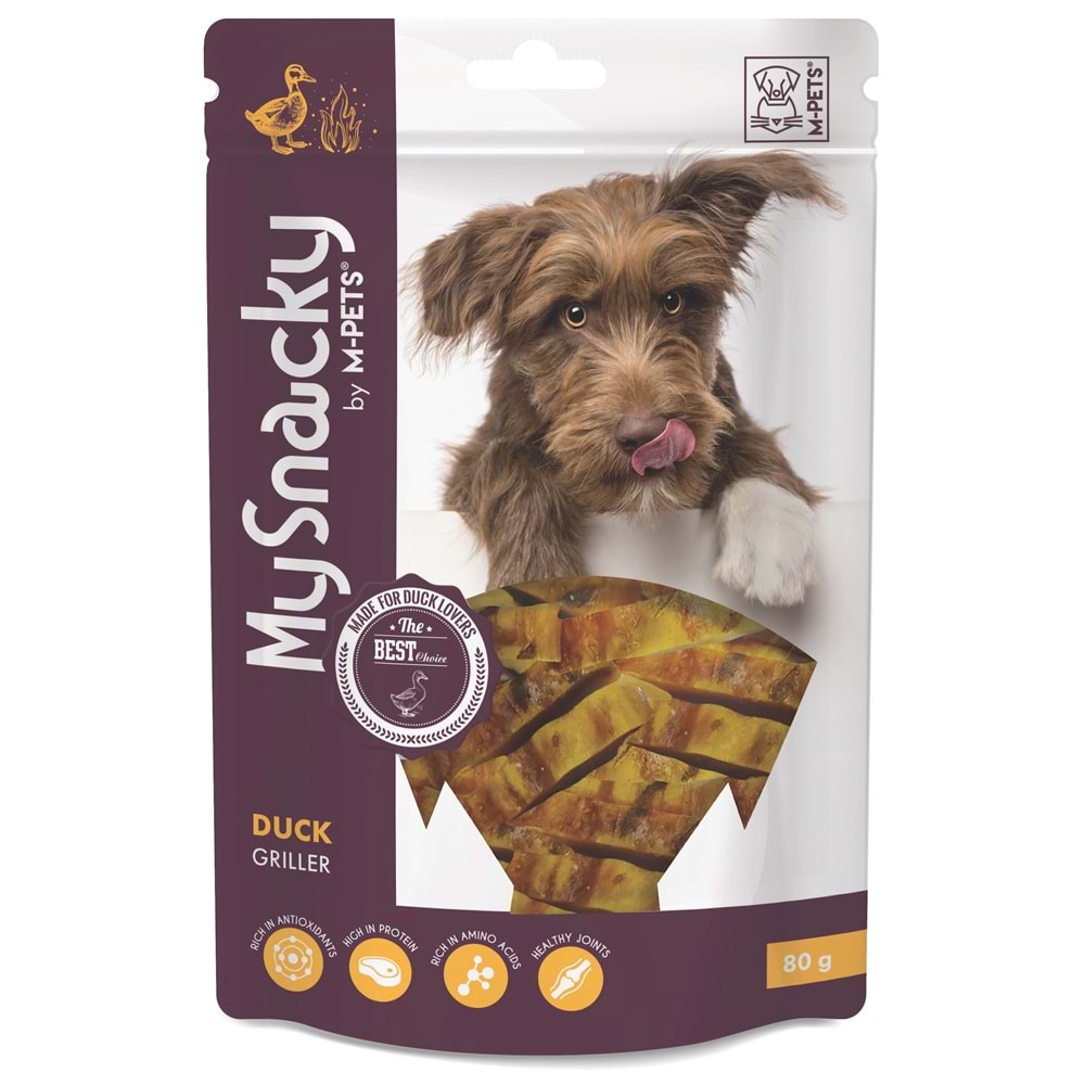 19023799 M-PETS MY SNACKY DUCK GRILLER KÖPEK ÖDÜLÜ 80GR