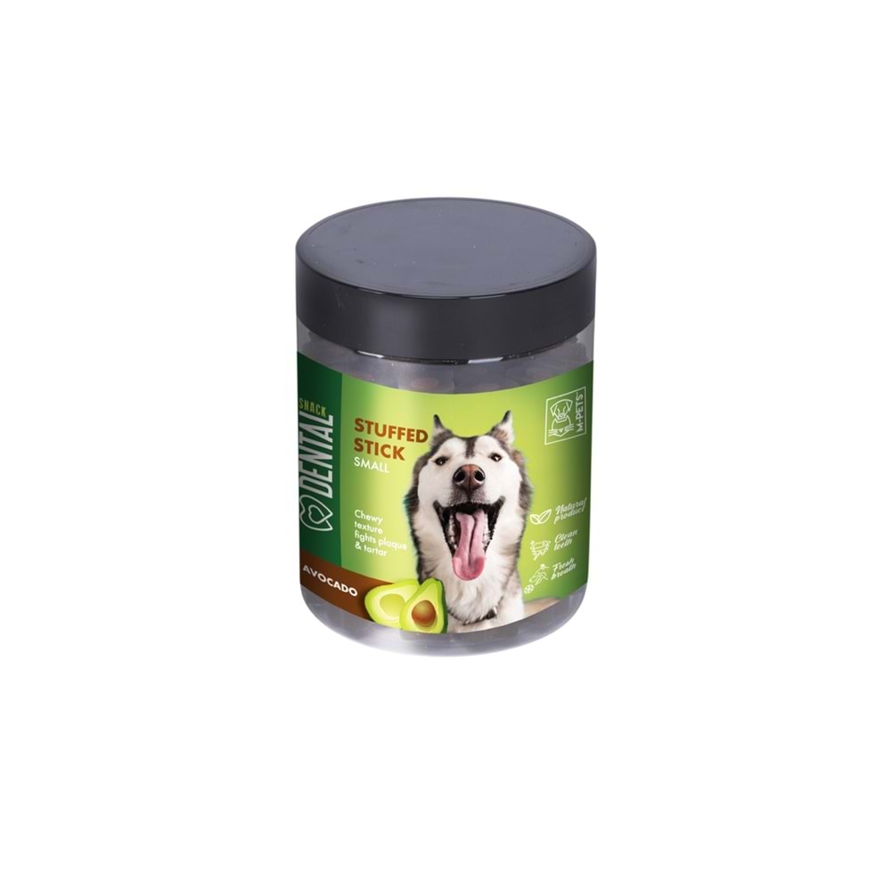 19029299 M-PETS DENTAL SNACK AVOCADO STUFFED STICK SMALL ÖDÜL 170GR