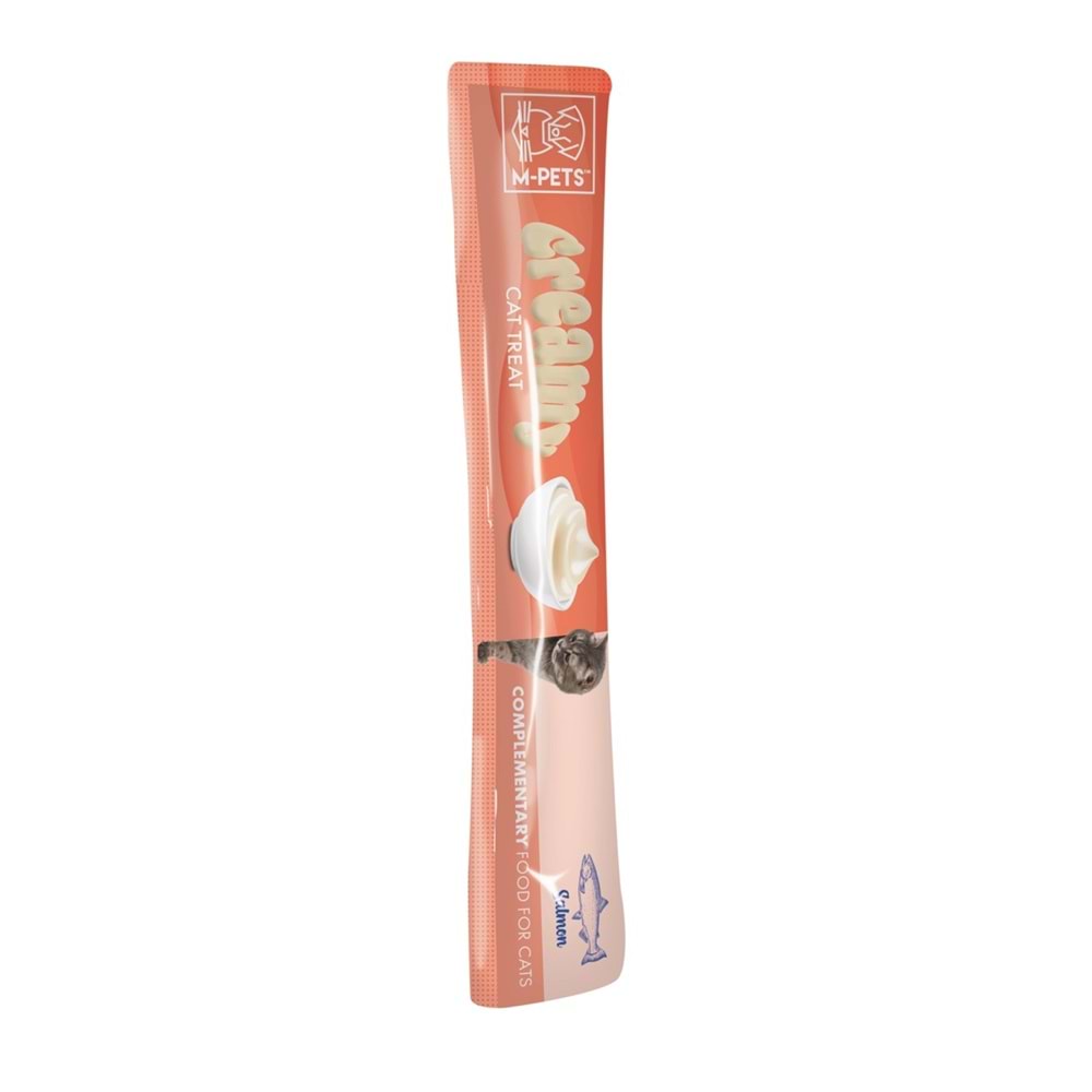 19038699 M-PETS CREAMY SOMON BALIKLI KEDİ ÖDÜLÜ 4X15GR