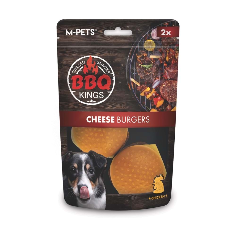 19040799-M-PETS BBQ KINGS CHEESE BURGERS CHICKEN ÖDÜL 130GR