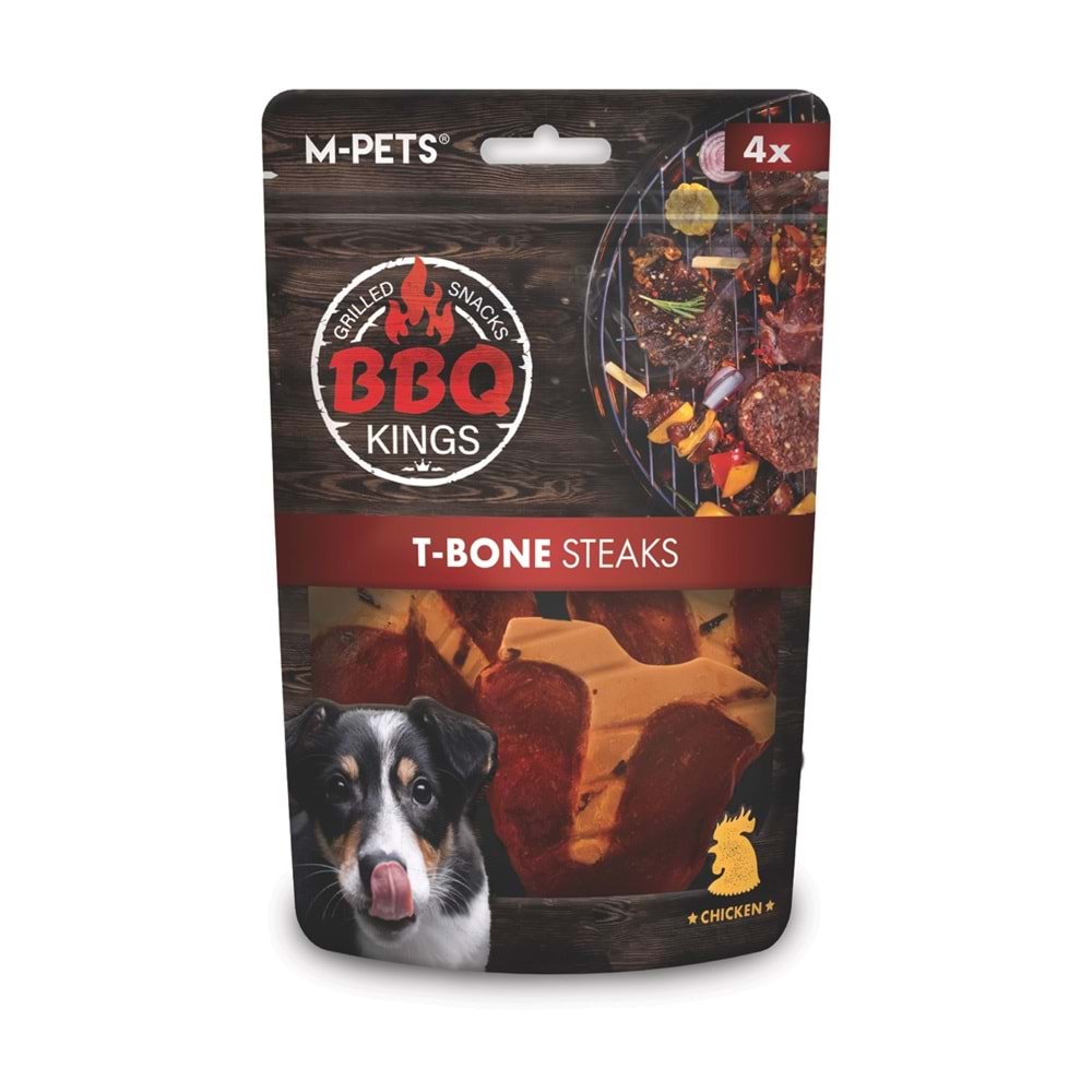 19040999-M-PETS BBQ KINGS T-BONE STEAKS CHICKEN ÖDÜL 105GR