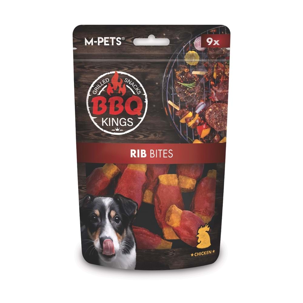 19041599-M-PETS BBQ KINGS RIB BITES CHICKEN ÖDÜL 115GR
