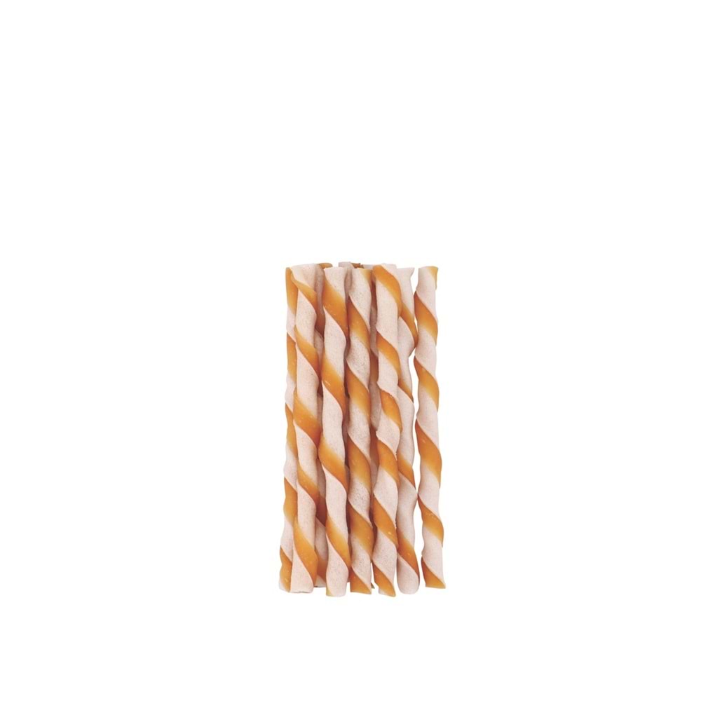 19047299 M-PETS TRUSTY CHICKEN TWISTED STICKS 10LU 55GR/12,7CM