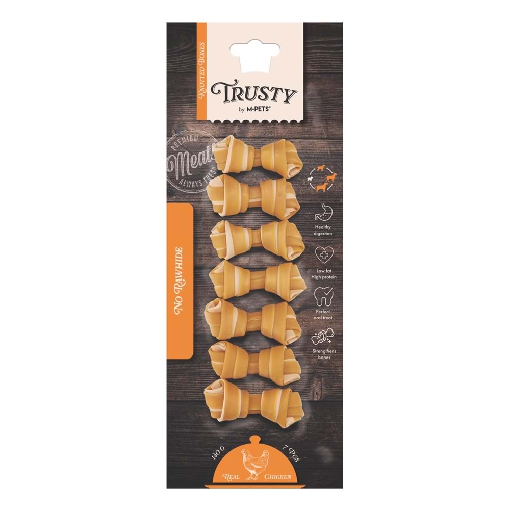 19047499 M-PETS TRUSTY CHICKEN TATLI PATATESLİ ÖDÜL 7Lİ 140GR/6,4CM
