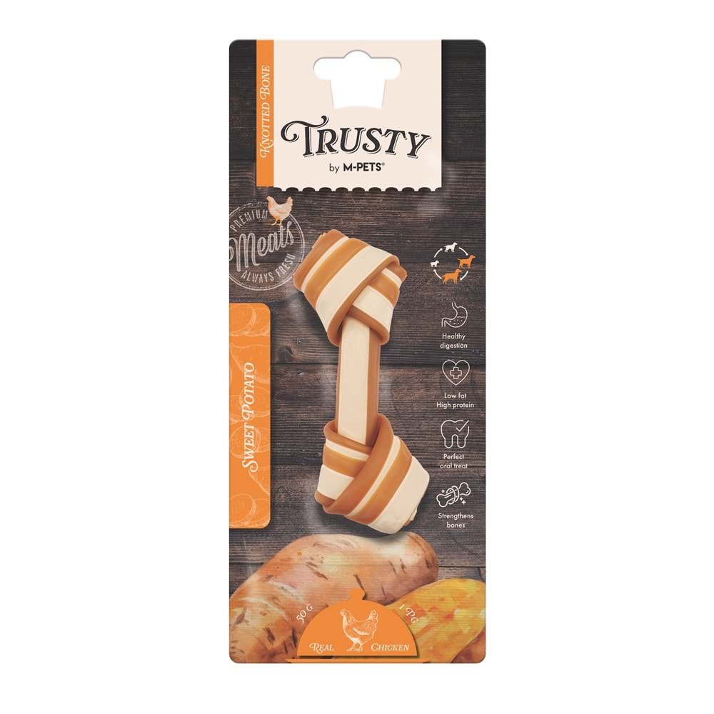 19047699 M-PETS TRUSTY CHICKEN TATLI PATATESLİ ÖDÜL 50GR/12,7CM