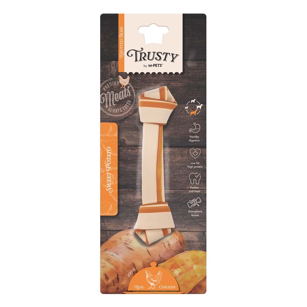 19047799 M-PETS TRUSTY CHICKEN TATLI PATATESLİ ÖDÜL 100GR/20,3CM