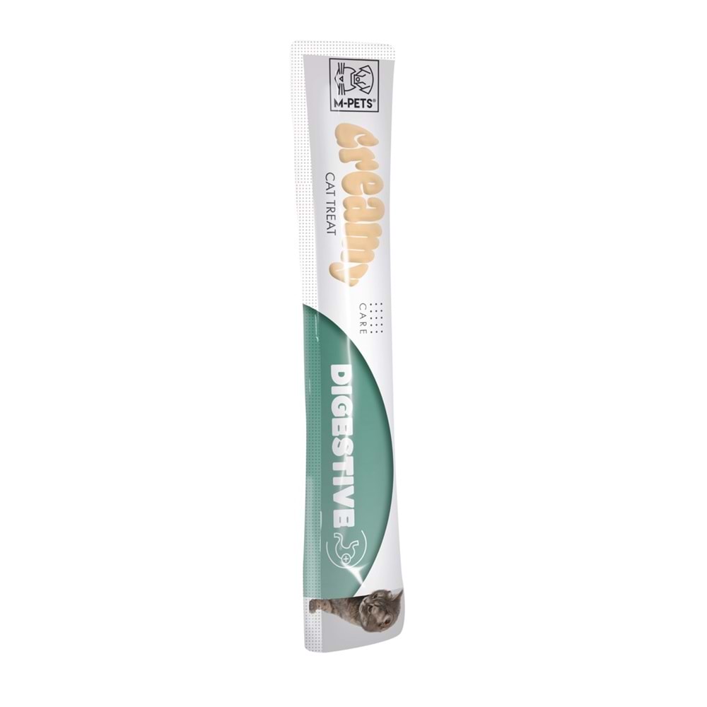 19049899 M-PETS DIGESTIVE FONKSİYONEL CREAMY KEDİ ÖDÜLÜ 4X15GR