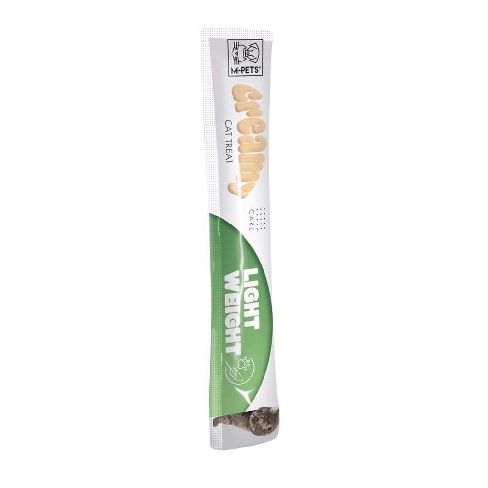 19050099 M-PETS LIGHT WEIGHT FONKSİYONEL CREAMY KEDİ ÖDÜLÜ 4X15GR