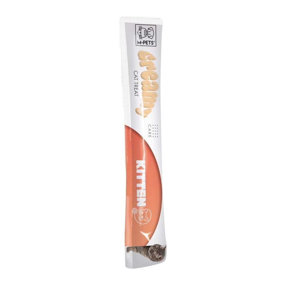 19050199 M-PETS KITTEN FONKSİYONEL CREAMY KEDİ ÖDÜLÜ 4X15GR