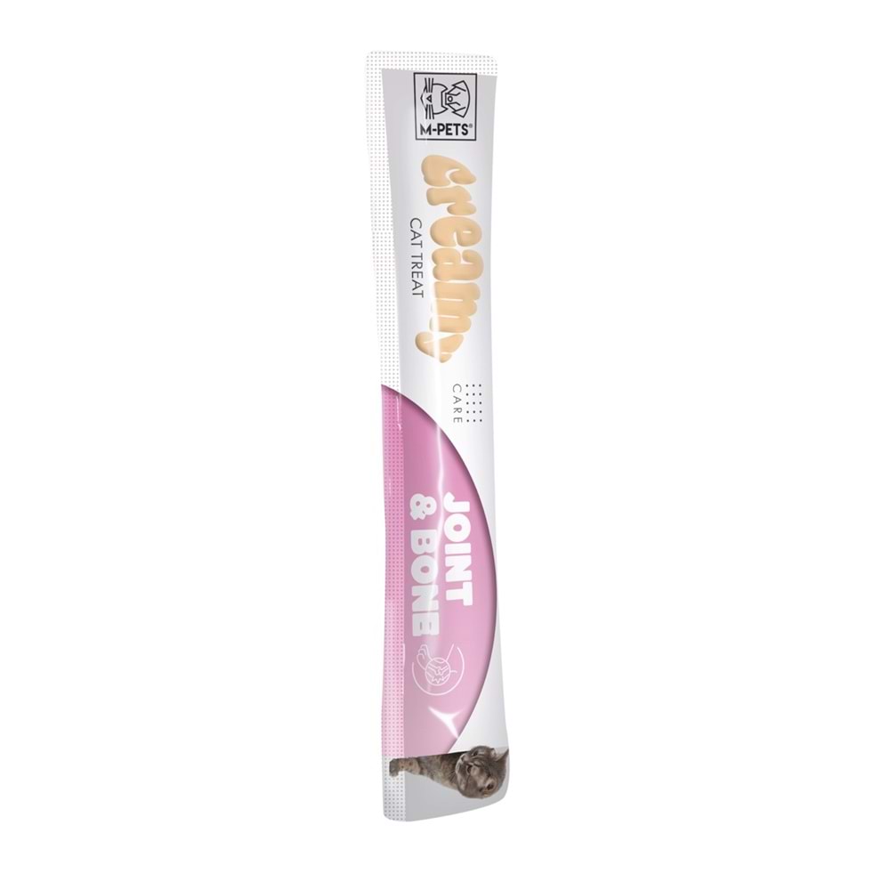 19050399 M-PETS JOINT & BONE FONKSİYONEL CREAMY KEDİ ÖDÜLÜ 4X15GR