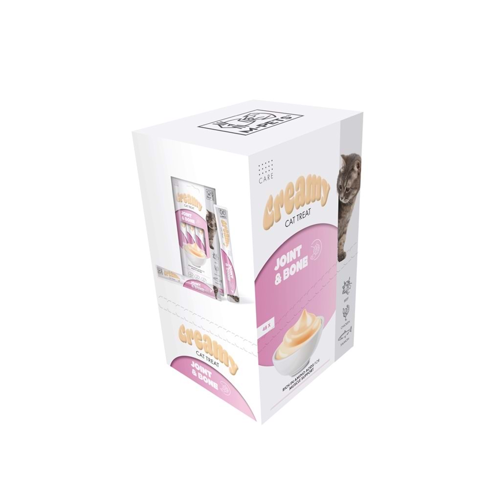 19050399 M-PETS JOINT & BONE FONKSİYONEL CREAMY KEDİ ÖDÜLÜ 4X15GR