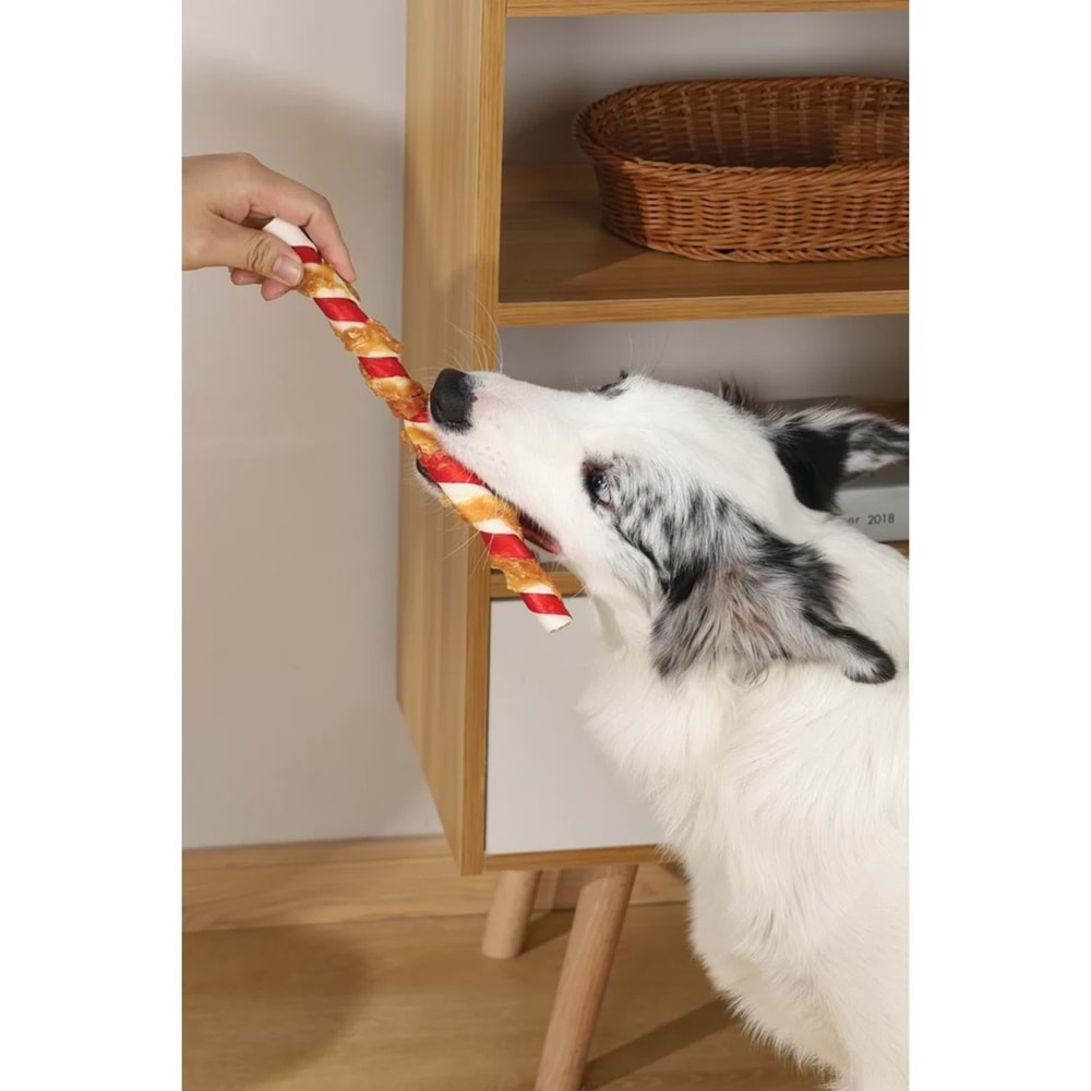 19050699 M-PETS BITE DELIGHT CHICKEN WRAP 28CM KÖPEK ÖDÜLÜ 2KG