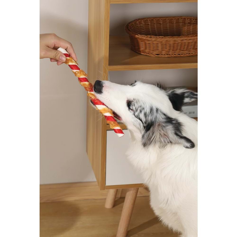 19050699 M-PETS BITE DELIGHT CHICKEN WRAP 28CM KÖPEK ÖDÜLÜ 2KG