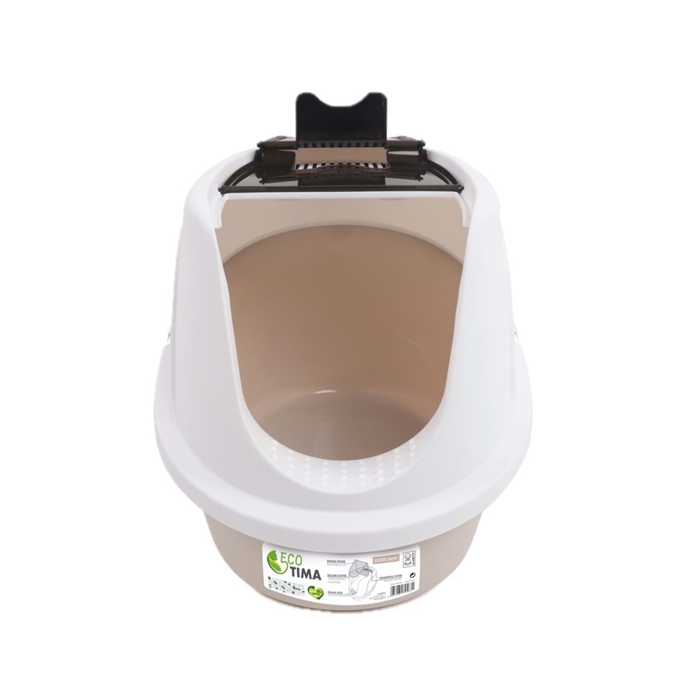20117299 M-PETS ECO TIMA KEDİ TUVALETİ (M) DESERT SAND