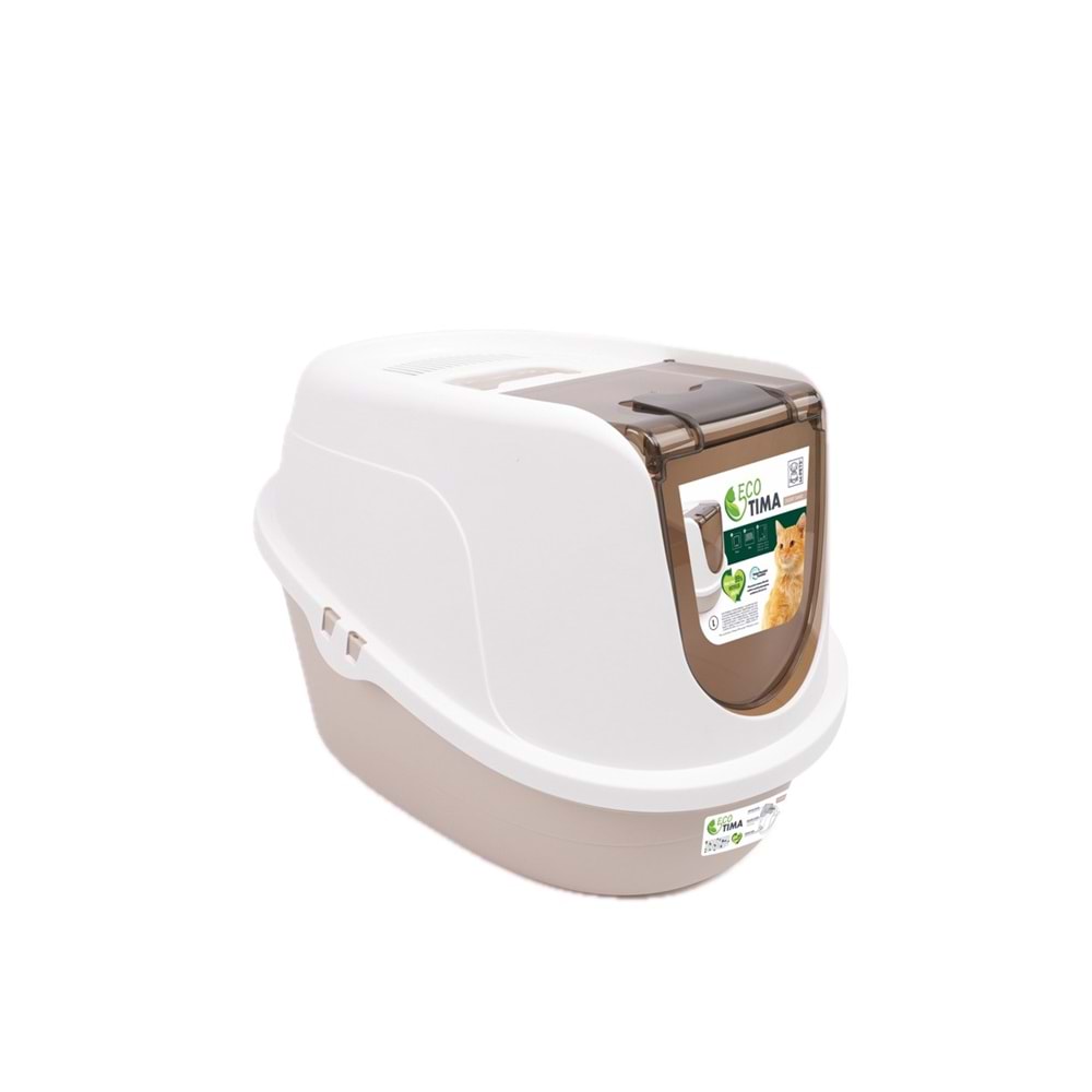 20117699 M-PETS ECO TIMA KEDİ TUVALETİ (L) DESERT SAND