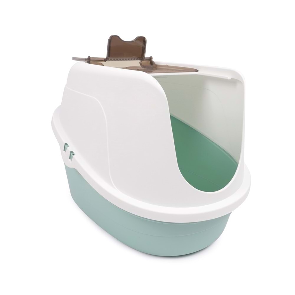 20117799 M-PETS ECO TIMA KEDİ TUVALETİ (L) SEA GREEN