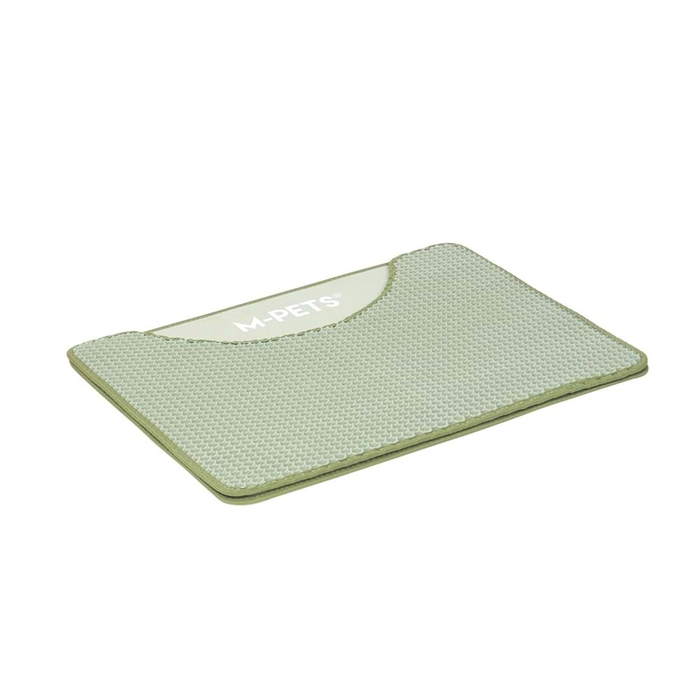 20117803 M-PETS DUPLEX ELEKLİ KEDİ KUMU PASPASI YEŞİL 60X45CM
